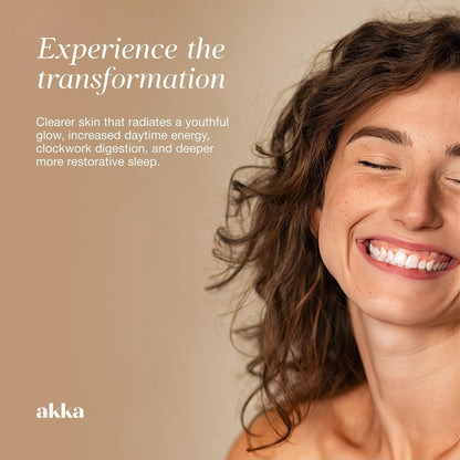 AKKA Akkermansia Probiotic, Liver Cleanse, Detox & Repair, Non-GMO, 60 Caps | Liver health support for energy, digestion & metabolism with akkermansia muciniphila. Gluten-free.